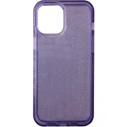 iPhone 15 Pro Fleck Glitter Case Purple